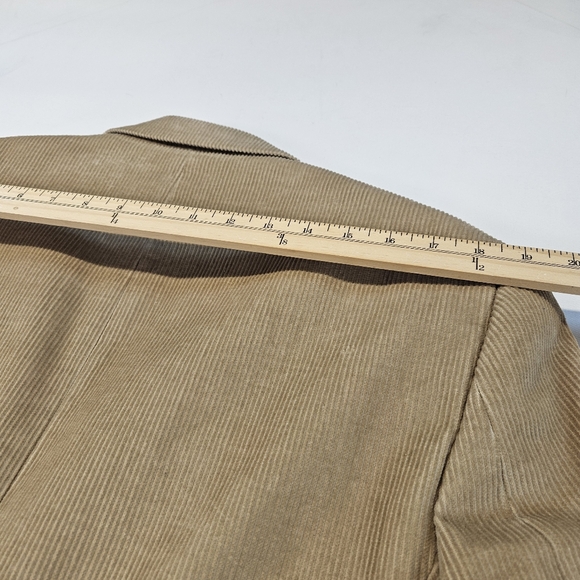 Lauren Ralph Lauren Mens Corduroy Vintage Tan Blazer Sport Coat Jacket 40 Long - Picture 11 of 12